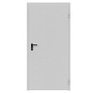 Дверь противопожарная металлическая ДПМ-Пульс-01/30К (EI 30) сплошная, угловая коробка (950х2075), без порога, правая, RAL7035